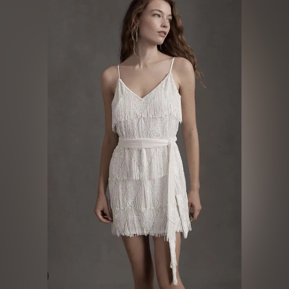 Retrofete Claire Sequin Fringe Dress Free People